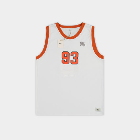 Uniform Basketball Jersey - Glacier White / Burnt Orange