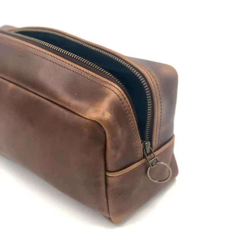 Leather Dopp Kit / Toiletry Bag