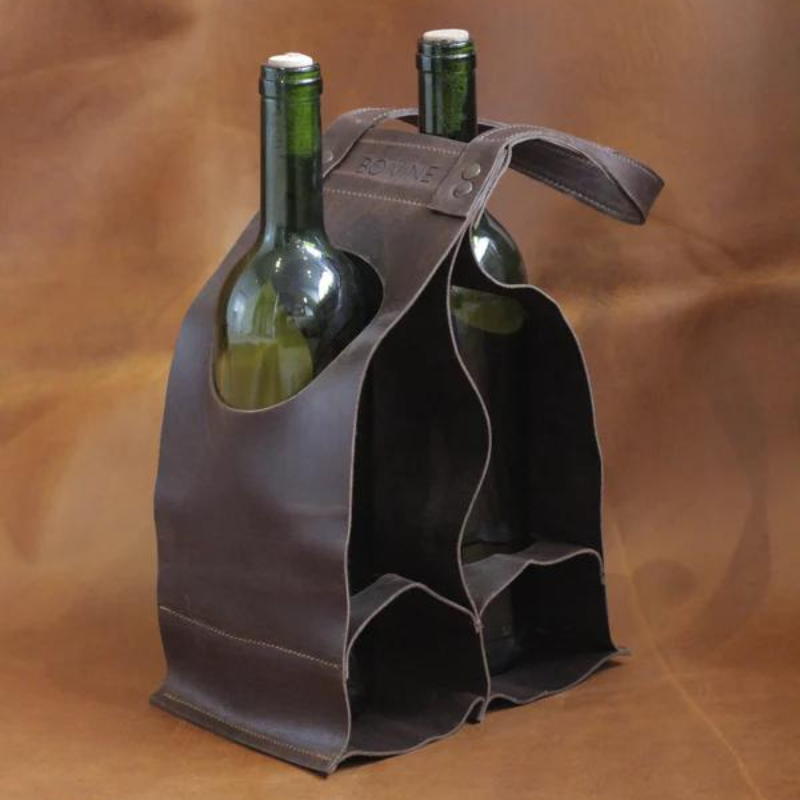 Leather Wine Caddy